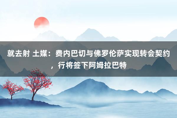就去射 土媒：费内巴切与佛罗伦萨实现转会契约，行将签下阿姆拉巴特